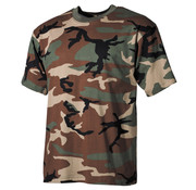 MFH MFH - US T-Shirt -  manches courtes -  woodland -  170 g/m²