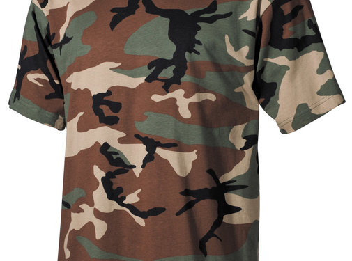 MFH MFH - US T-Shirt  -  Woodland camo  -  170 g/m²