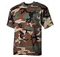 MFH - US T-Shirt -  halbarm -  woodland -  170 g/m²