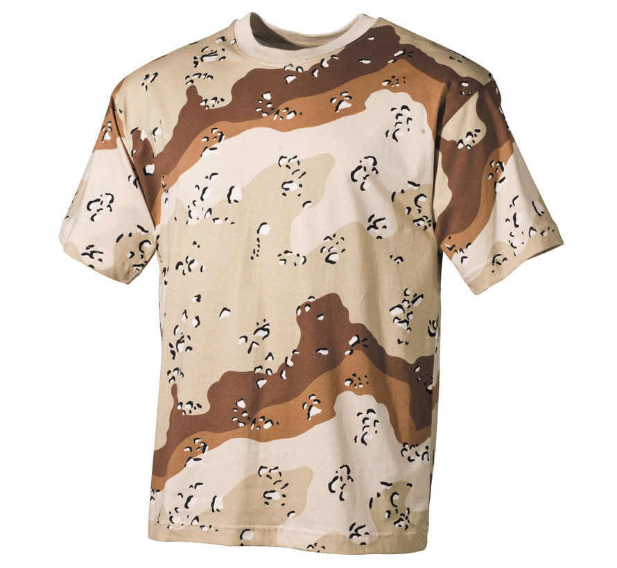 MFH - US T-Shirt -  manches courtes -  6 couleurs désert -  170 g/m²