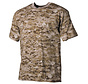 Klassiek militair (US) T-shirt met digital Desert camouflage print en korte mouwen - 170 g/m².
