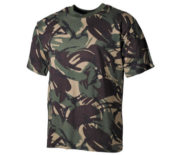 MFH Klassisches Militär-T-Shirt mit DPM-Camouflage-Print und kurzen Ärmeln - 170 g/m².