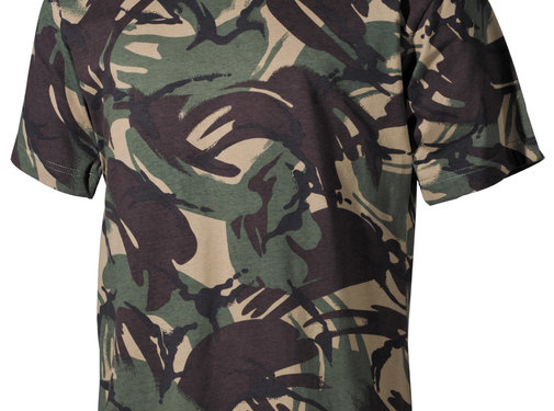 MFH Klassisches Militär-T-Shirt mit DPM-Camouflage-Print und kurzen Ärmeln - 170 g/m².