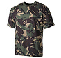T-shirt militaire classique (US) avec imprimé camouflage DPM et manches courtes - 170 g/m².