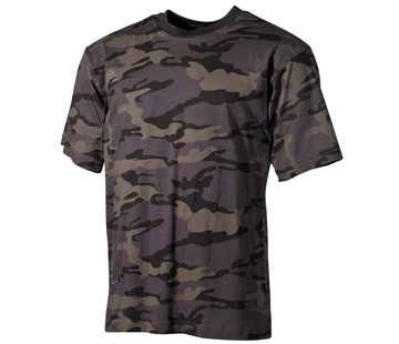 MFH Klassiek militair (US) T-shirt met Combat camouflage print en korte mouwen - 170 g/m²