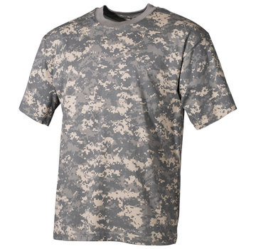 MFH T-shirt classique de l’armée américaine (US) avec impression camouflage numérique AT -170 g/m².