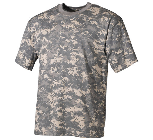 MFH Klassiek Amerikaans (US)  leger T-shirt met AT digitale camouflage print -170 g/m².