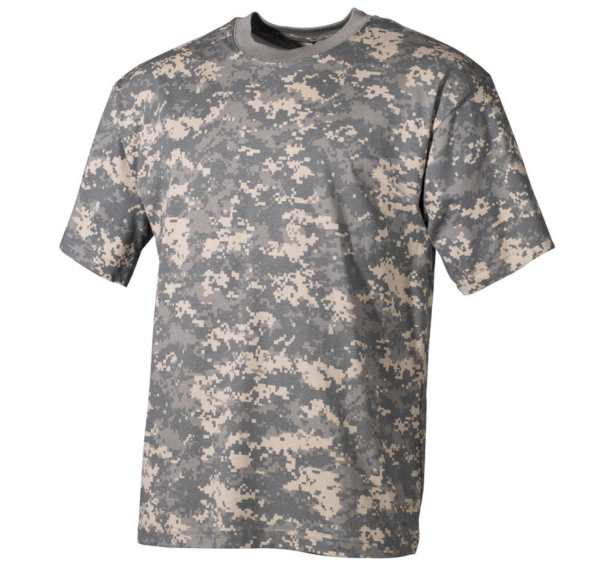 Klassiek Amerikaans (US)  leger T-shirt met AT digitale camouflage print -170 g/m².