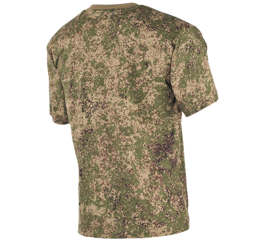 Klassiek militair (US) T-shirt met RU digital print en korte mouwen - 170 g/m²