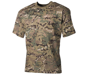 MFH Klassisches Militär (US) T-Shirt mit Operation Camouflage Print - 170 g/m²