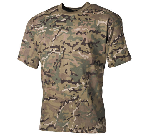 MFH T-shirt militaire classique (US) avec imprimé camouflage Opération - 170 g/m²
