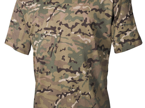 MFH Klassisches Militär (US) T-Shirt mit Operation Camouflage Print - 170 g/m²