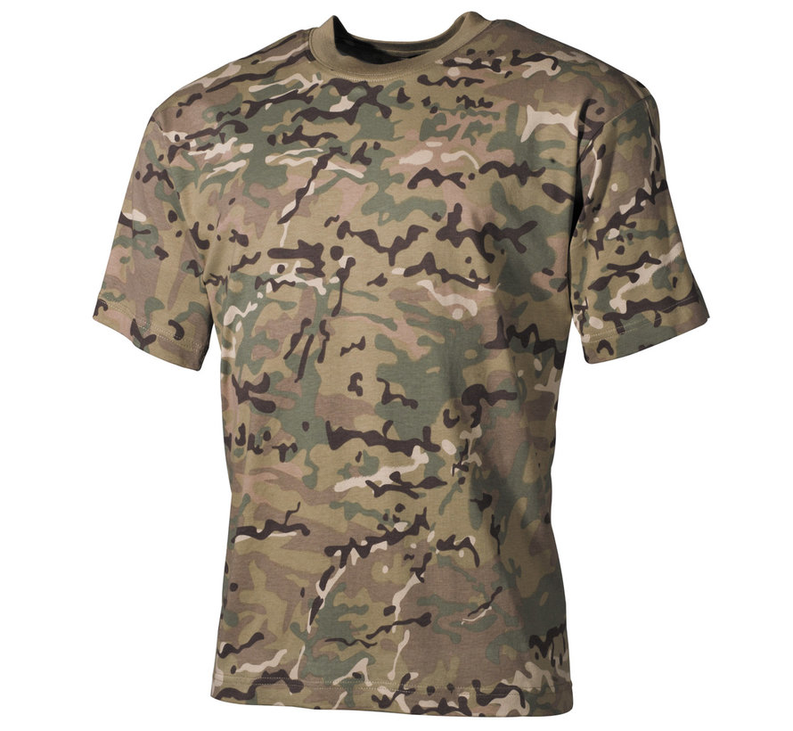 Klassisches Militär (US) T-Shirt mit Operation Camouflage Print - 170 g/m²