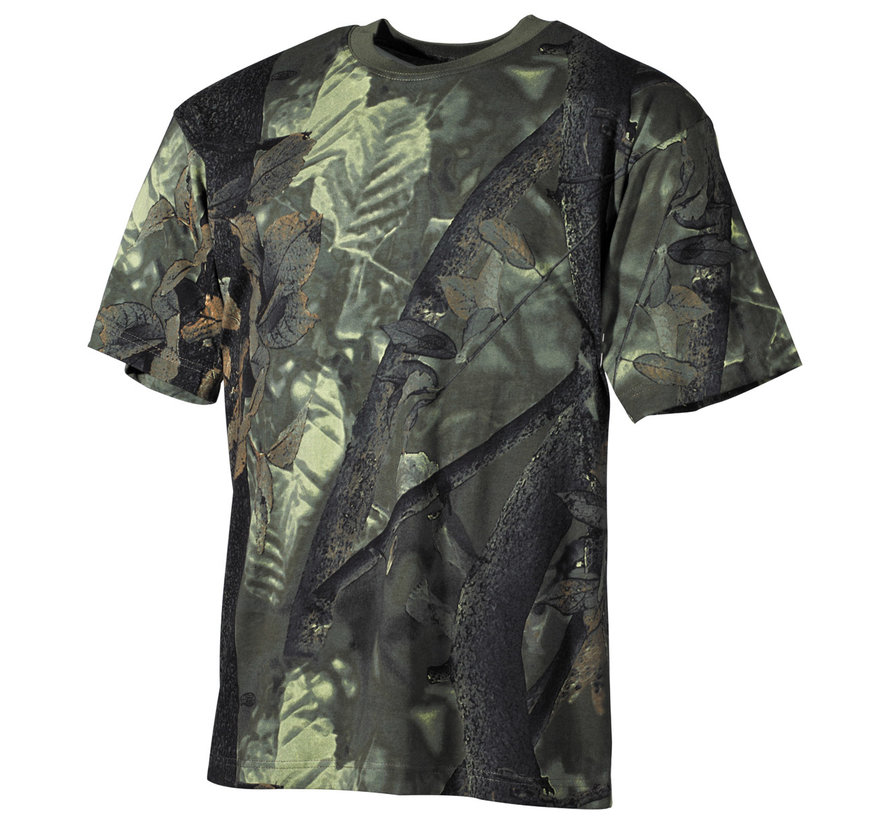 MFH - T-shirt américain  -  manche courte  -  chasseur-  -  vert  -  170 g/m2