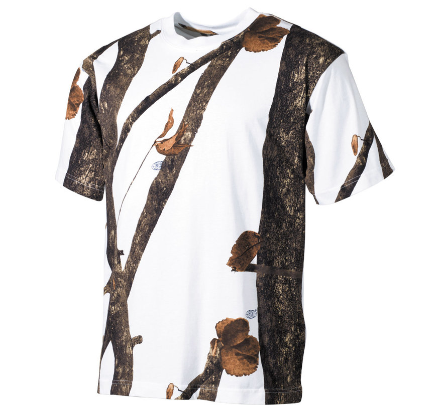 MFH - US T-Shirt -  halbarm -  hunter-snow -  170 g/m²