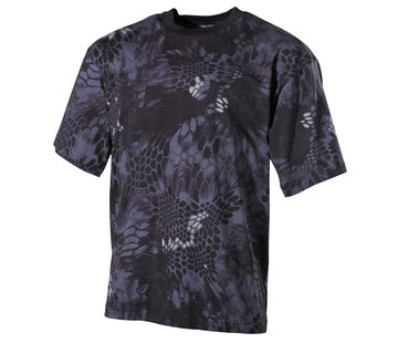 MFH MFH - US T-Shirt -  halbarm -  snake black -  170 g/m²