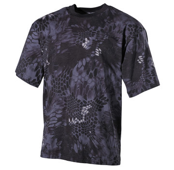 MFH MFH - US T-Shirt -  manches courtes -  noir serpent -  170 g/m²
