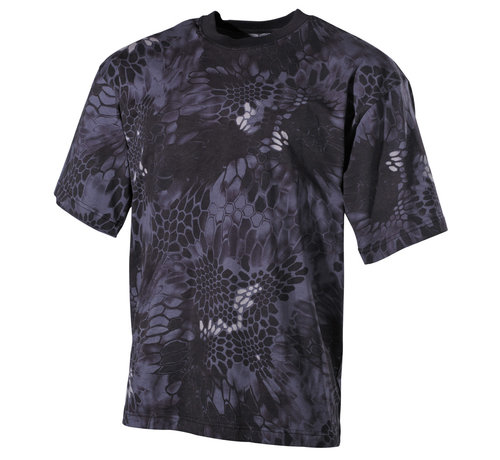 MFH MFH - US T-Shirt -  manches courtes -  noir serpent -  170 g/m²