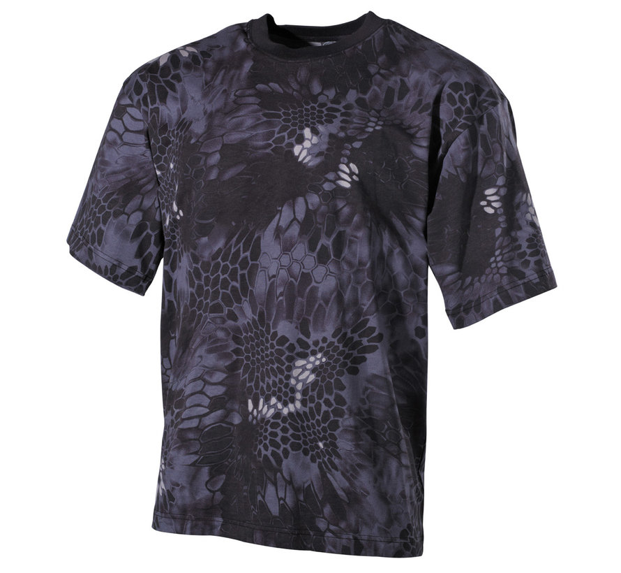 MFH - US T-Shirt -  halbarm -  snake black -  170 g/m²