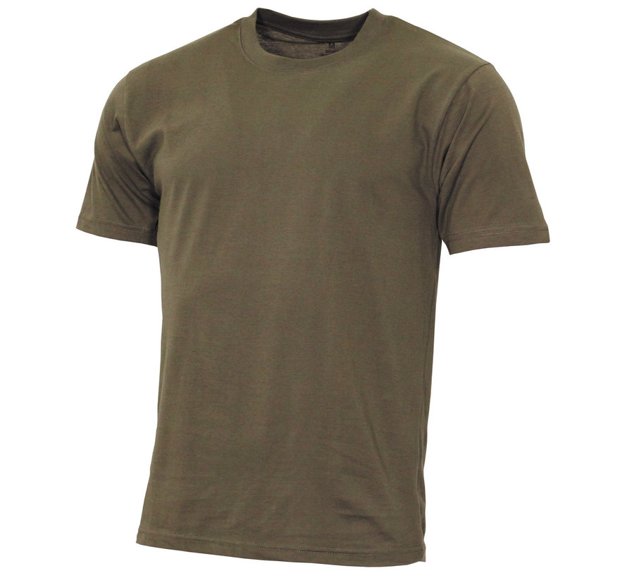 MFH - US T-Shirt  -  "Streetstyle"  -  vert OD  -  140-145 g/m²