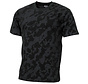 Militär (US) Armee T-Shirt "Streetstyle" mit Night Camouflage Print - 145 g/m²