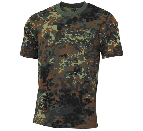 MFH mfh leger t-shirt streetstyle met vlekken camouflage