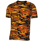 MFH - US T-Shirt -  "Streetstyle" -  orange camo -  140-145 g/m²