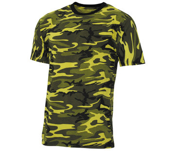 MFH MFH - US T-shirt  -  "Streetstyle"  -  Geel camouflage  -  145 g/m²