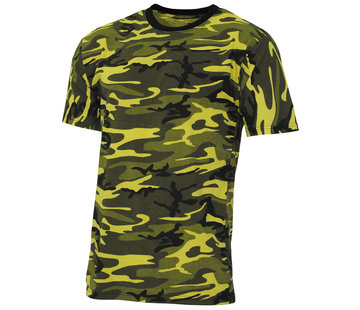 MFH MFH - US T-Shirt -  "Streetstyle" -  gelb-camo -  140-145 g/m²