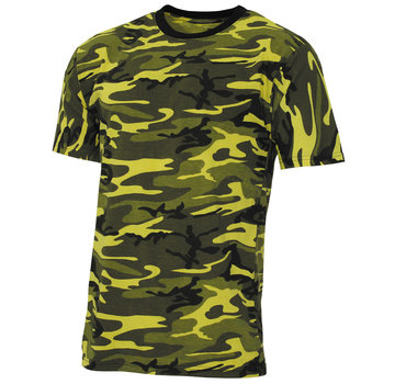 MFH MFH - US T-Shirt - "Streetstyle" - jaune camo - 140-145 g/m²
