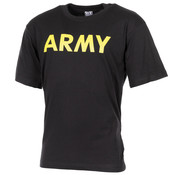 MFH MFH - T-Shirt -  bedruckt -  "Army" -  schwarz