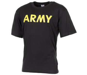 MFH MFH - T-Shirt -  bedruckt -  "Army" -  schwarz