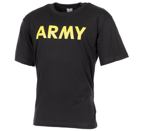 MFH MFH - T-Shirt -  bedruckt -  "Army" -  schwarz