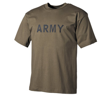 MFH MFH - T-Shirt -  imprimé -  "Army" -  vert OD