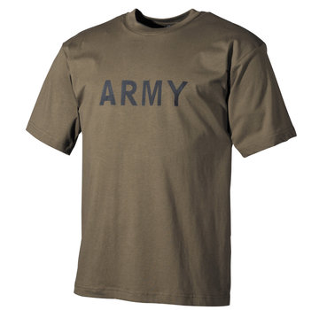 MFH MFH - T-Shirt -  bedruckt -  "Army" -  oliv