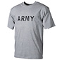 MFH - T-shirt  -  Grijs  -  "Army" bedrukt