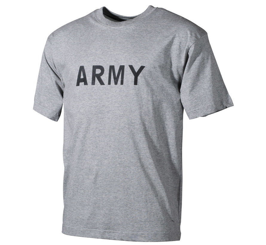 MFH - T-Shirt -  bedruckt -  "Army" -  grau