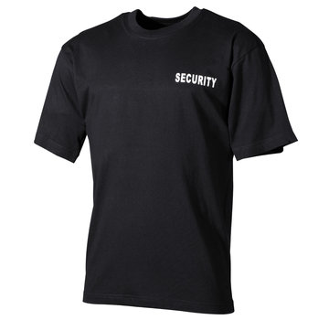 MFH MFH - T-shirt  -  Zwart  -  "Security" bedrukt