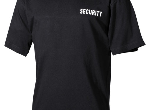 MFH MFH - T-Shirt  -  Noir  -  "Security"  -  Imprimé