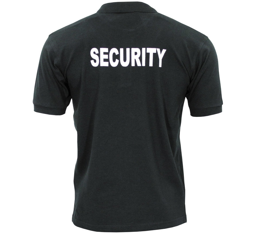 ProCompany - Poloshirt -  schwarz -  "Security" -  bedruckt