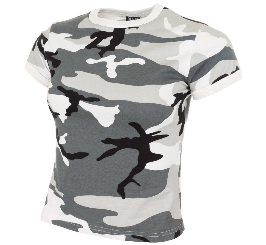 MFH - US T-Shirt  -  Dames  -  Urban camouflage