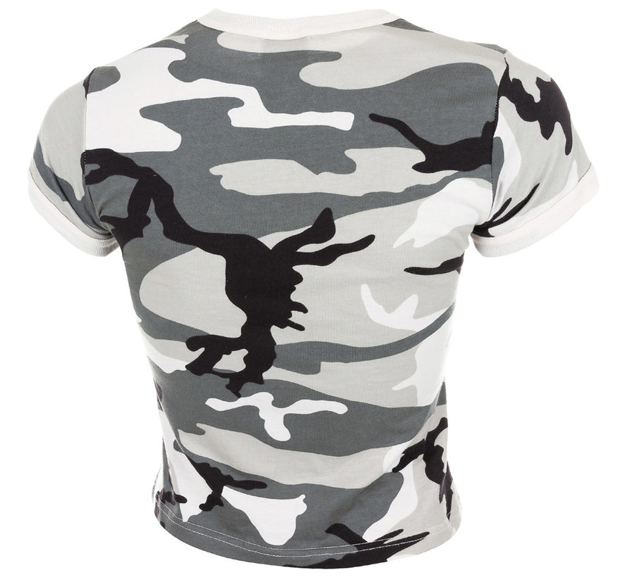 MFH - US T-Shirt  -  Dames  -  Urban camouflage