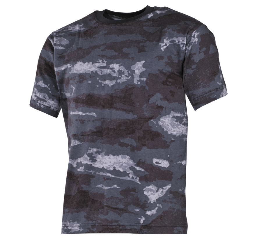 Klassiek militair (US) T-shirt met HDT camo LE patroon - 170 g/m²