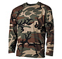 US Woodland Camouflage T-shirt mit langen Ärmeln -100% Baumwolle -170 g/m²