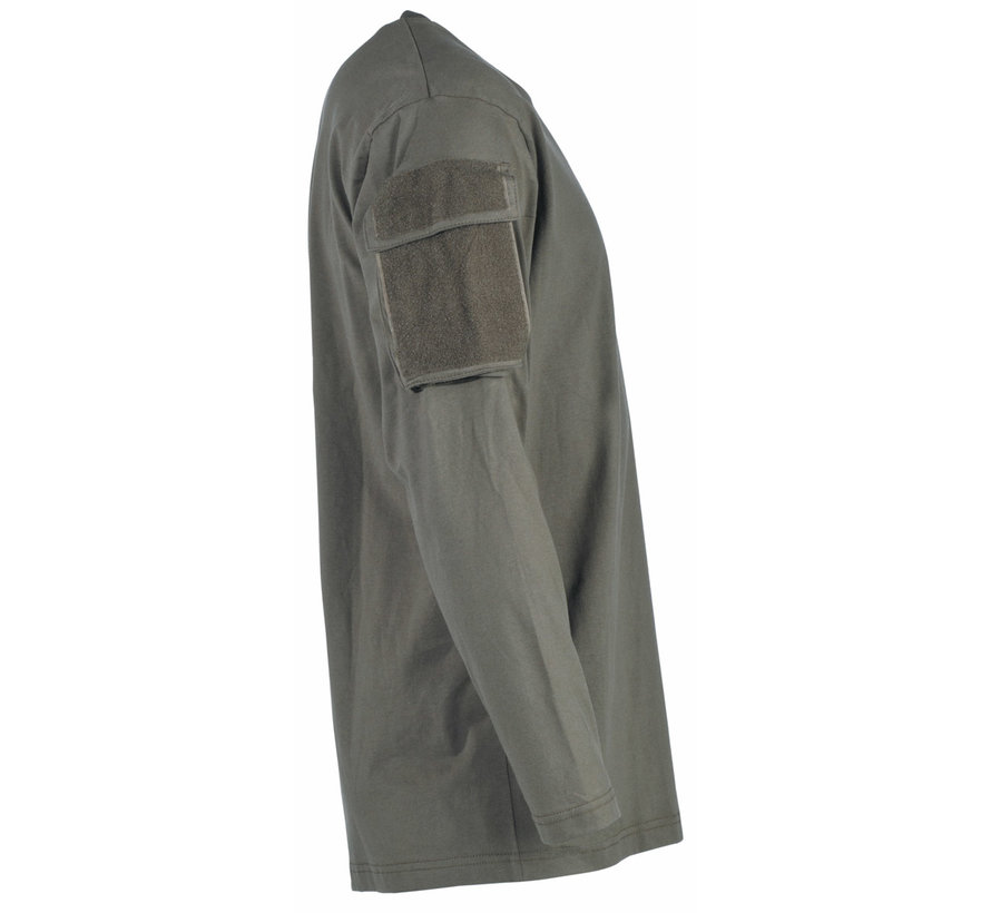 MFH - US Shirt -  langarm -  oliv -  mit Ärmeltaschen