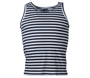 MFH MFH - Russische marine tanktop  -  Wit met blauw