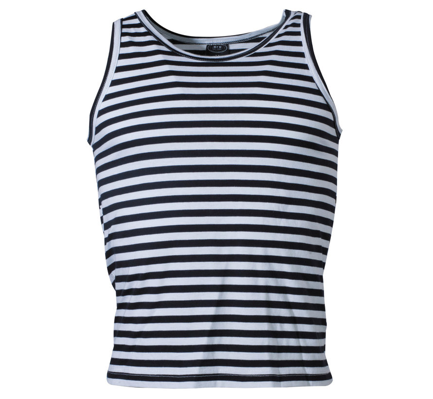 MFH - Russ. Marine Tank-Top -  weiß-blau