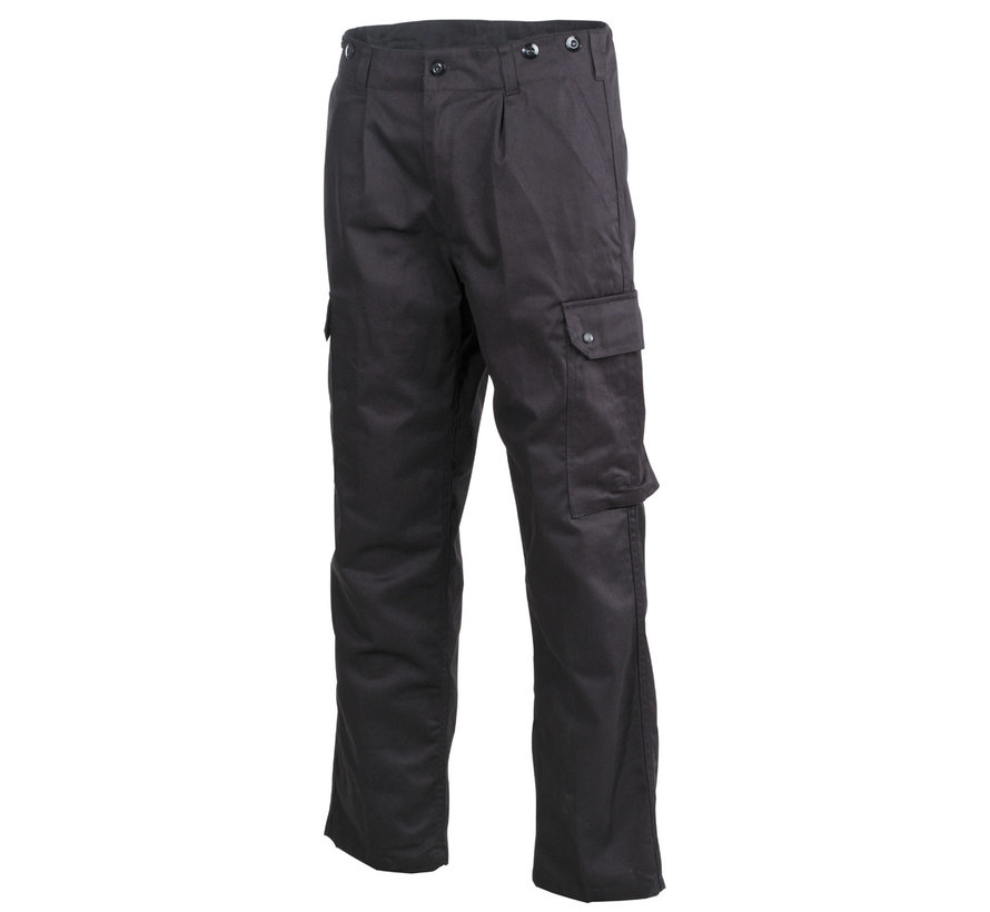 MFH - Pantalon de campagne BW  -  Noir  -  grandes tailles
