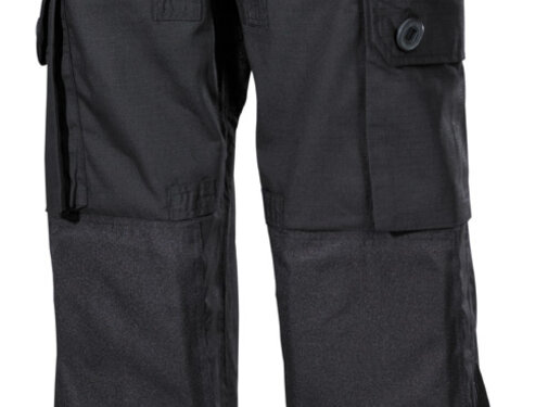 MFH | Mission For High Defence MFH High Defence - Pantalon de commande  -  "Smock"  -  Arrêt Rip  -  Noir