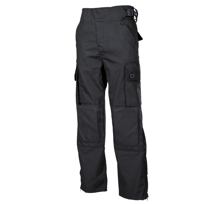 MFH High Defence - Commando broek  -  "Smock"  -  Rip stop  -  Zwarte